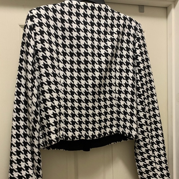 NWOT Houndstooth Blazer Large - Picture 2 of 9
